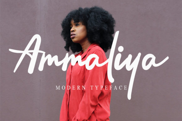 Ammaliya: A Brushed Handwritten Font for Thoughtful Editorial Design