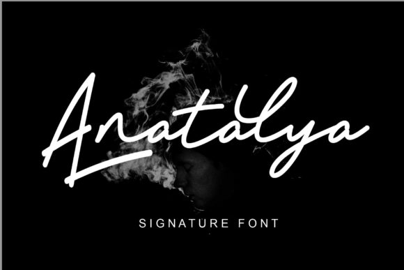 Anatalya: A Script Handwritten Font for Creative Projects