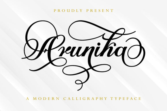 Arunika: Elegant Script Handwritten Font for Small Business Branding
