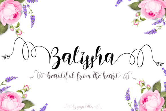 Balissha: A Romantic Script Handwritten Font for Elegant Editorial Design