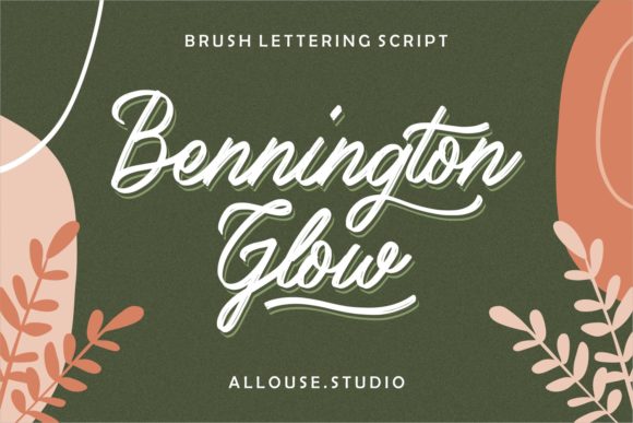 Bennington Glow Font for Creative Campaigns