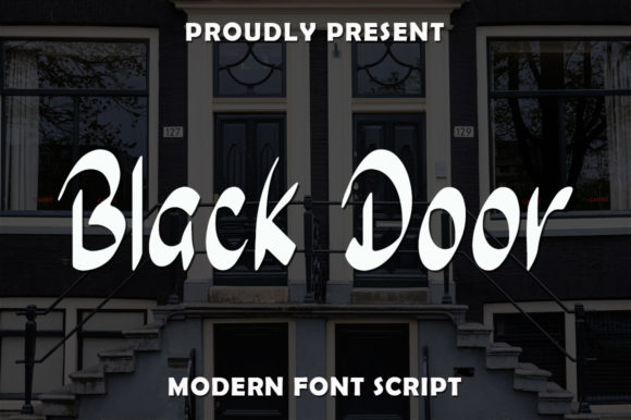 Black Door Script Handwritten Font for Warm, Friendly Designs