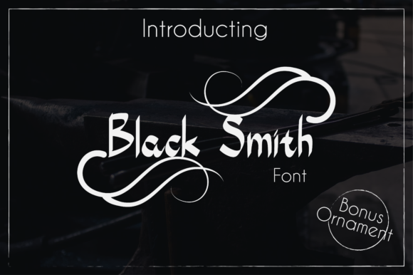 Black Smith: A Modern Script Handwritten Font for Digital Branding