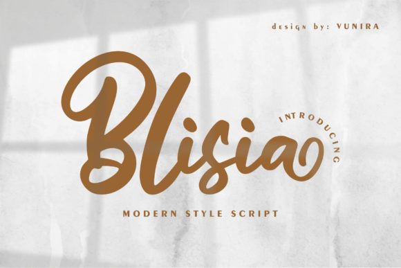 Blisia: A Bold Handwritten Font for Creative Campaigns