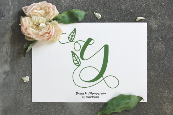 Branch Monogram: A Dainty Script Handwritten Font for Editorial Elegance