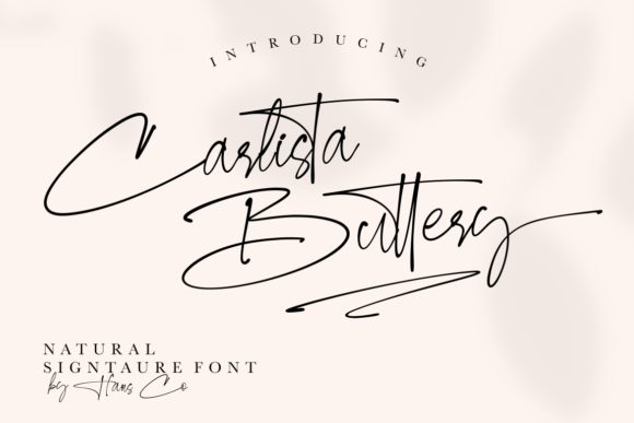 Carlista Buttery: An Elegant Handwritten Font for Distinctive Branding