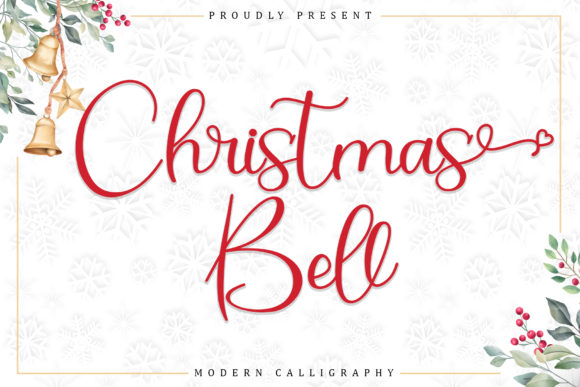 Christmas Bell: A Delicate Script Handwritten Font for Holiday Branding