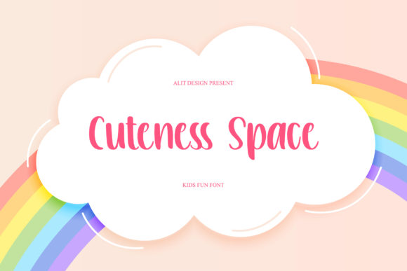 Cuteness Space: A Joyful Handwritten Font for Playful Design