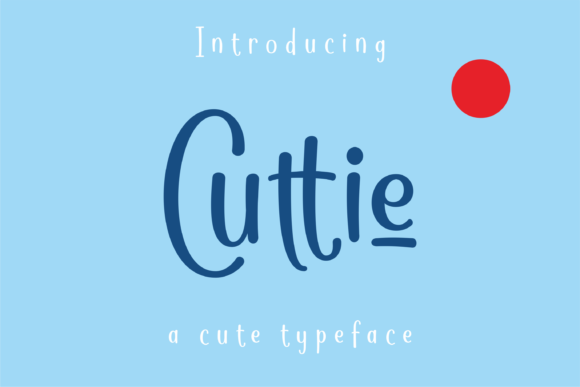 Cuttie: A Sweet Script Font for Creative Projects