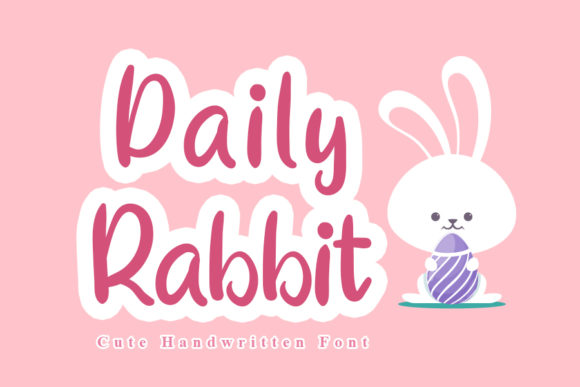 Daily Rabbit: A Stylish Script Handwritten Font for Delicate Branding