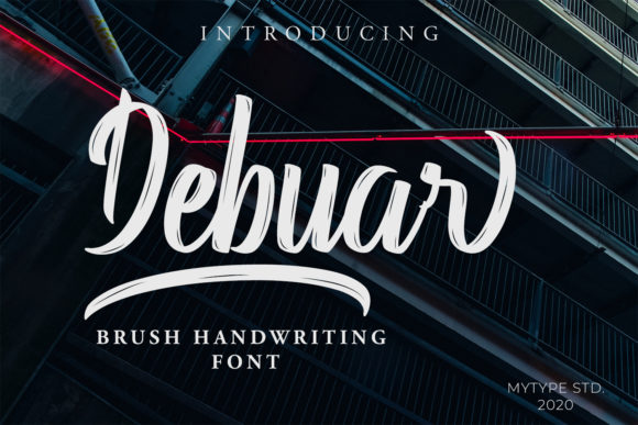 Debuar Script Handwritten Font for Makers