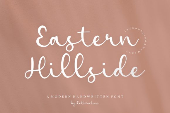 Eastern Hillside: A Sweet & Delicate Script Handwritten Font