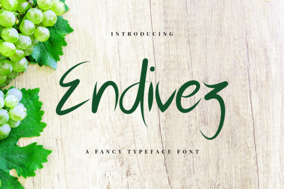 Endivez: A Modern Script Handwritten Font for Creative Branding