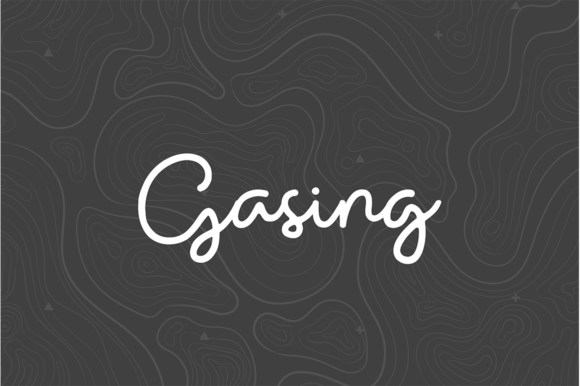 Gasing: A Joyful Handwritten Font for Real Design Projects