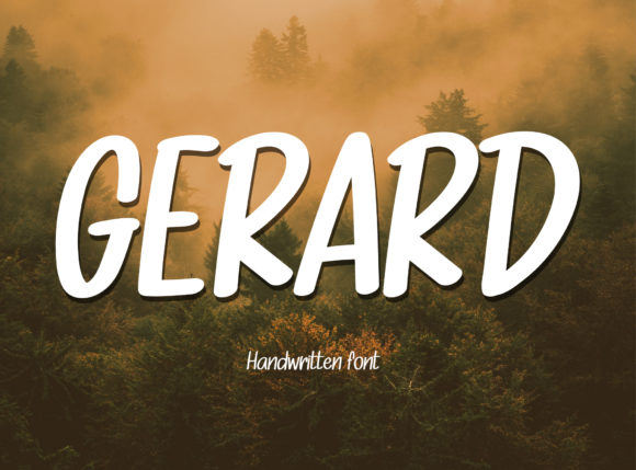 Gerard: A Casual Handwritten Font for Modern Digital Brands