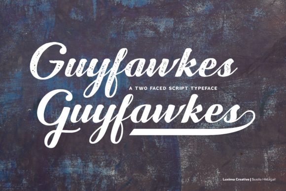 Guyfawkes: A Warm, Festive Script Handwritten Font for Editorial Design