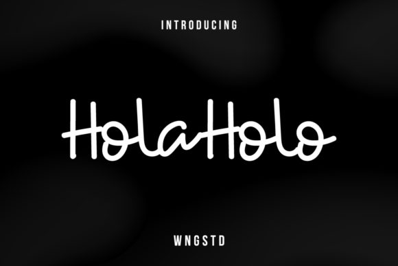 Holaholo: A Sweet & Quirky Handwritten Font for Small Business Branding