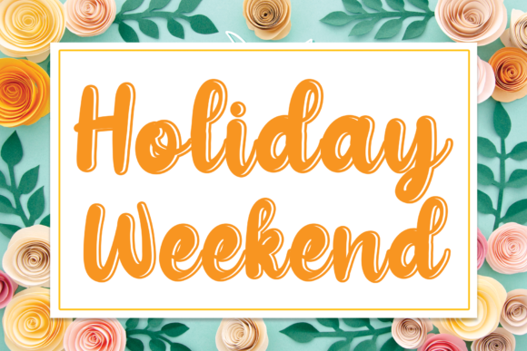 Holiday Weekend: A Sweet Script Handwritten Font for Editorial Design
