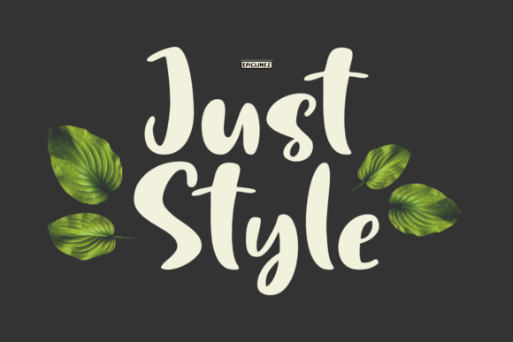 Just Style: A Friendly Script Handwritten Font for Editorial Design