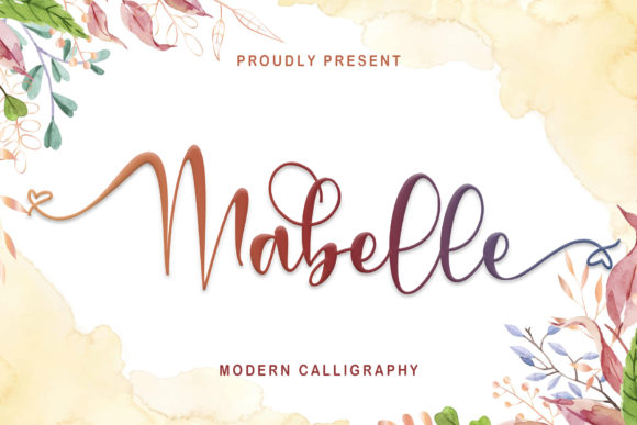 Mabelle: A Romantic Script Handwritten Font for Warm, Festive Branding
