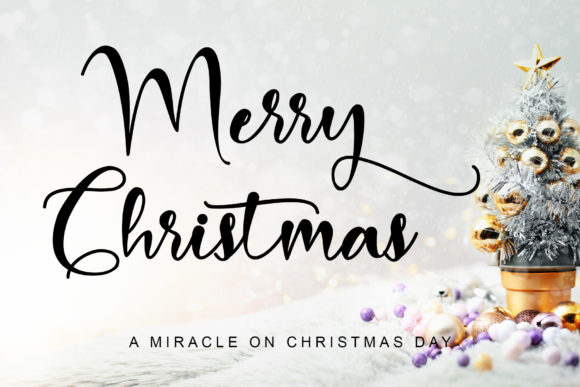 Merry Christmas Baby Font for Elegant Branding