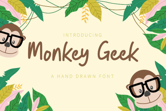 Monkey Geek: A Fun and Casual Handwritten Font for Campaigns