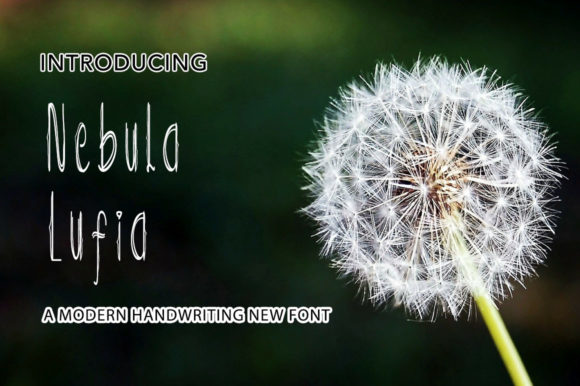 Nebula Lufia: A Cute Thin Handwritten Font for Digital Branding