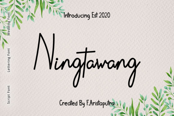 Ningtawang: A Font for Elegant Branding