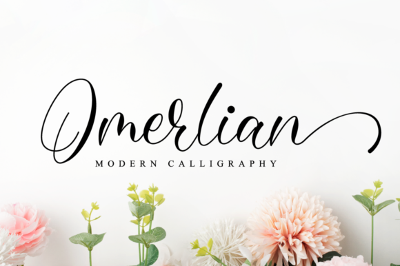 Omerlian Script Handwritten Font for Elegant Craft Designs