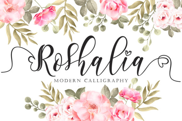 Roshalia Script Handwritten Font for Elegant Digital Branding