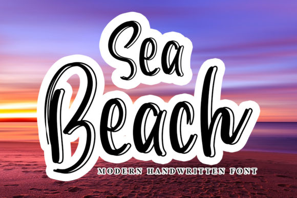 Sea Beach: A Sweet & Friendly Handwritten Font