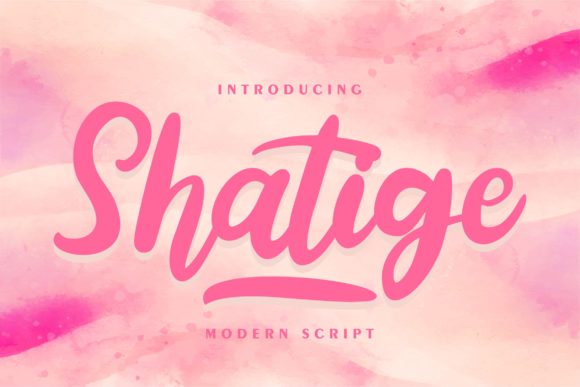 Shatige Font for Elegant Web Design