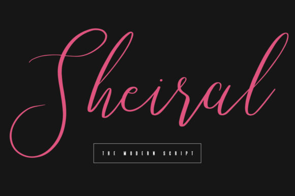 Sheiral: A Script Handwritten Font That Elevates Your Brand