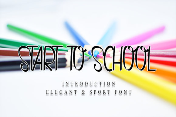 Start to School: A Script Handwritten Font for Editorial Elegance