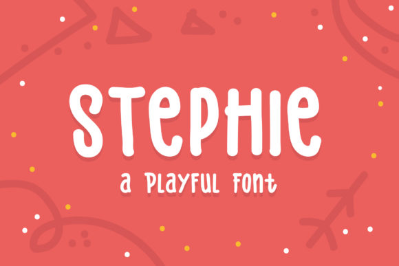 Stephie Font: A Playful Script Handwritten Typeface for Casual Branding