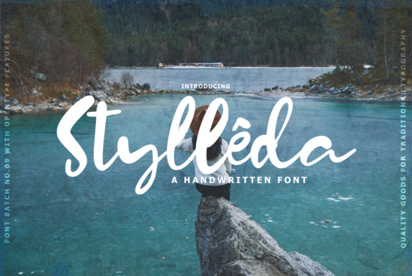 Stylleda: A Casual, Sweet Brushed Handwritten Font for Editorial Warmth