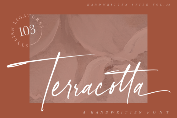 Terracotta: A Script Handwritten Font for Editorial Elegance
