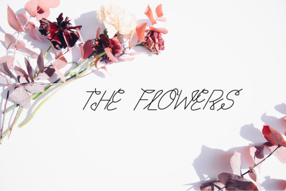 The Flowers Script Handwritten Font for Elegant Editorial Design