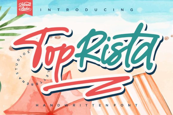TopRista: A Trendy Script Handwritten Font for Casual Branding