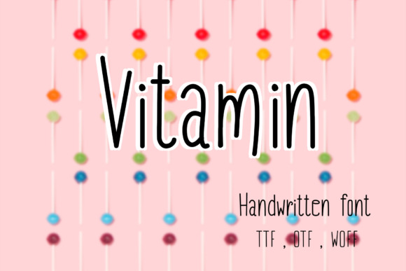 Vitamin: A Timeless Handwritten Font for Crafters