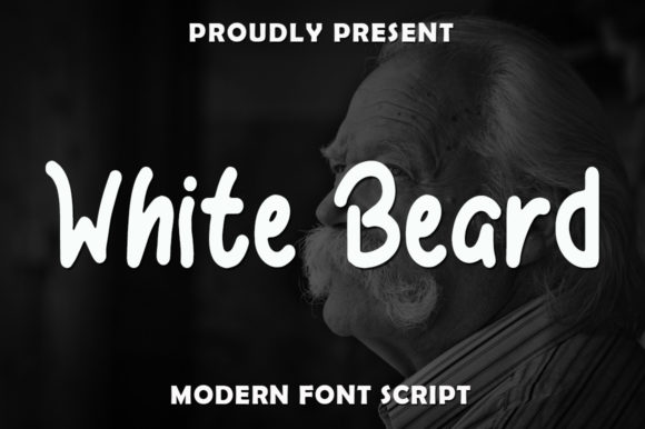 White Beard Font for Eye-Catching Logos and Branding