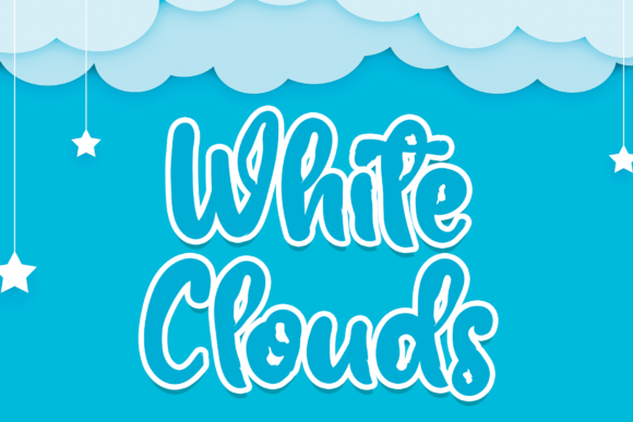 White Clouds Script Handwritten Font for Elegant Digital Branding